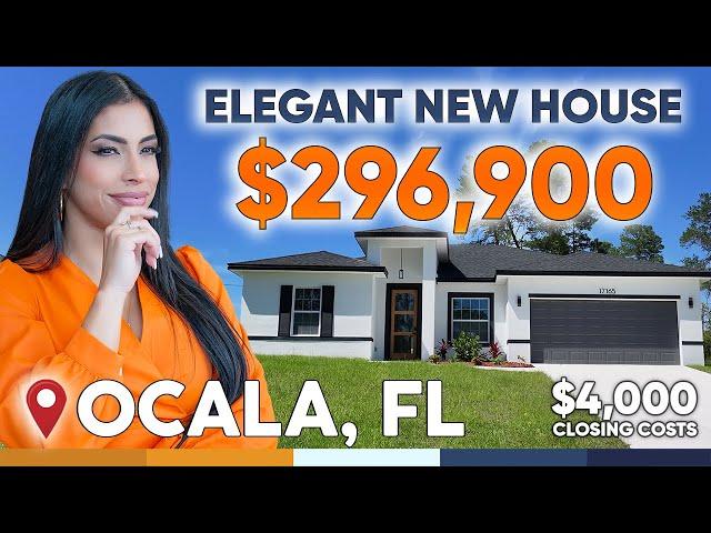 Modern Style Brand-New #House BELOW $300K + Closing Costs in #Ocala #florida