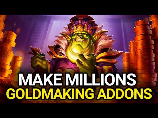 MAKE MILLIONS OF GOLD With These 2 Goldmaking Addons - CraftSim & Auctionator Guide