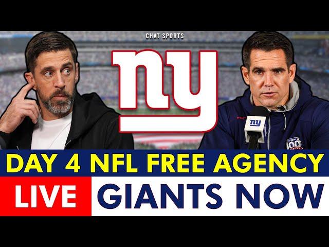 Giants 2025 NFL Free Agency - Day 4 of Aaron Rodgers & Russell Wilson Watch +  LATEST Giants News