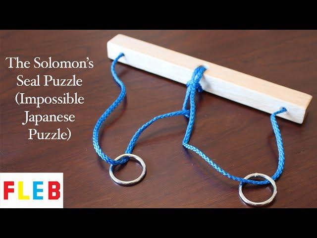 The Solomon's Seal Puzzle (Impossible Japanese Puzzle)