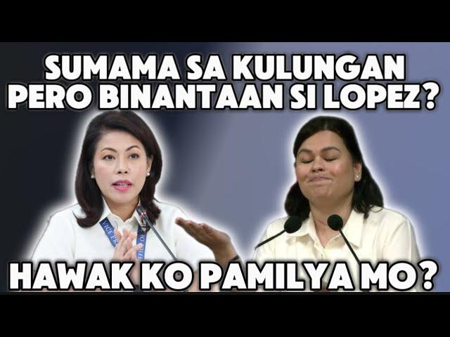 SARA BINANTAAN SI LOPEZ SA LOOB NG KULUNGAN?