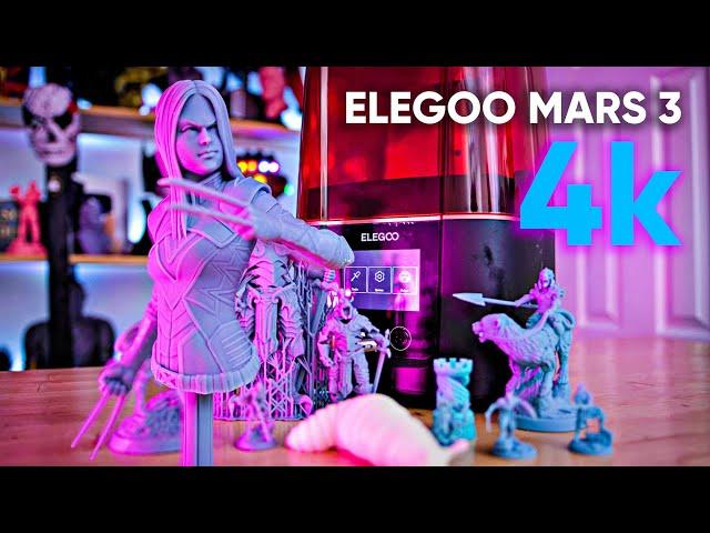 Elegoo Mars 3 - $300 4k Resin 3D Printer