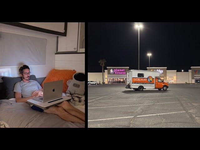 4 Nights sleeping 4 different places in my van in California