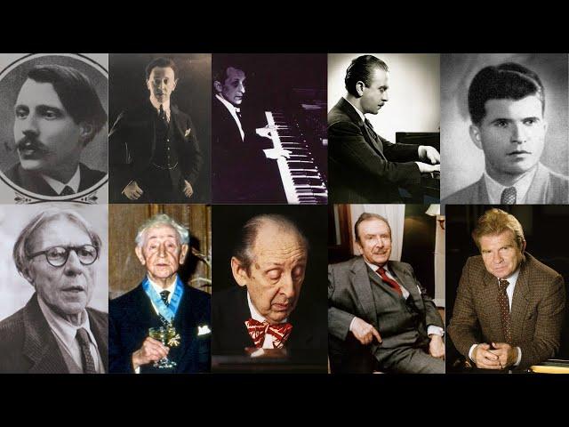 Great Pianists' Early vs Late Recordings