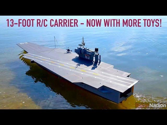 Jumbo R/C Carrier Gets a Refit: 2 Years of Upgrades to "Kitty Hawk"