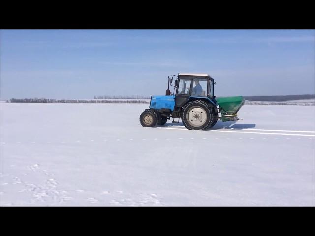 22 лютого подкормка по мерзло талому