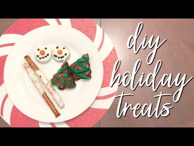 DIY HOLIDAY TREATS, Easy Christmas Baking Ideas, Christmas Snack Ideas