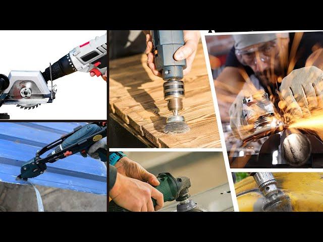 10 COOL DRILL ATTACHMENTS You Must Have