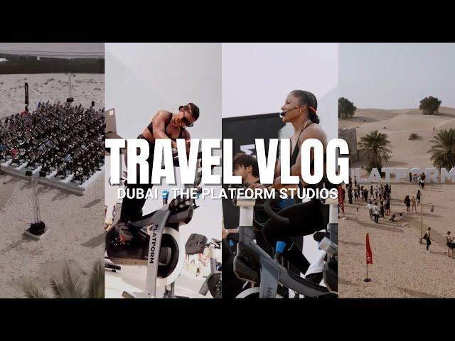 Travel Vlog || Guest Teach Cycling Classes in Dubai w/ Platform Studios & FitCode.