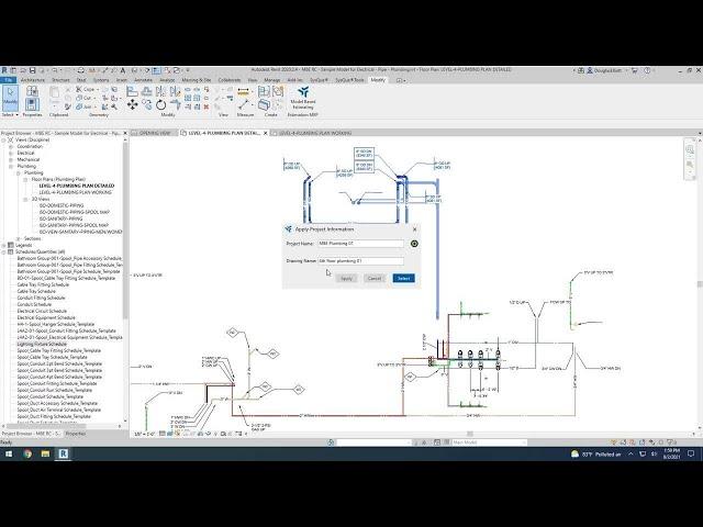 Model-Based Estimating: Publishing your First Plumbing Model Components to Estimation MEP