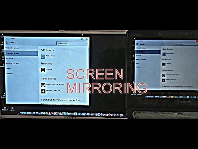 How to connect your laptop Screen to any smart TV using (screen mirroring) No HDMI needed!