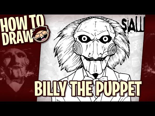 How to Draw BILLY THE PUPPET (Saw) | Narrated Easy Step-by-Step Tutorial