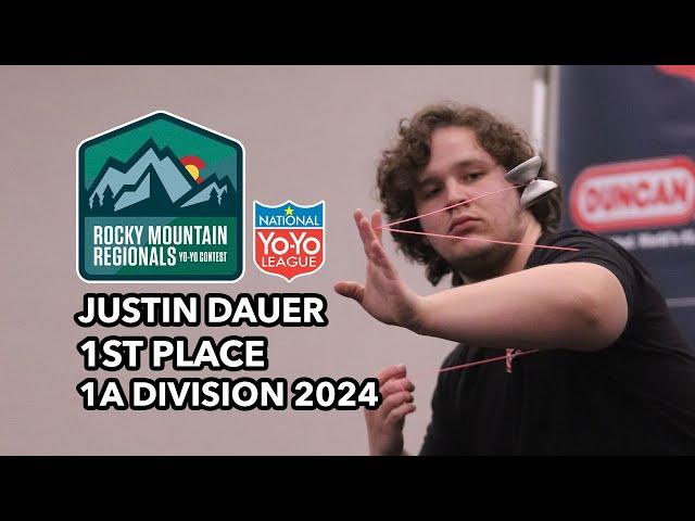 Justin Dauer — 1A Final — 1st Place — Rocky Mountain Regionals 2024 Yo Yo Contest