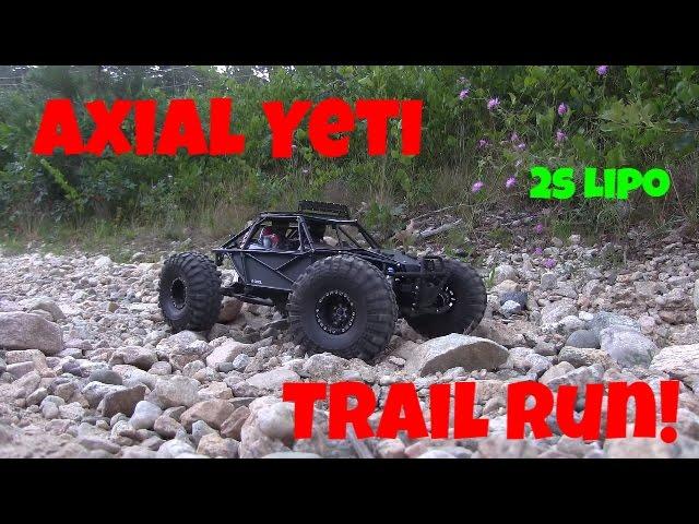 1/10 Axial Yeti Rock Racer RC Truck -  Scale Off Road Trail Riding (Short Movie)