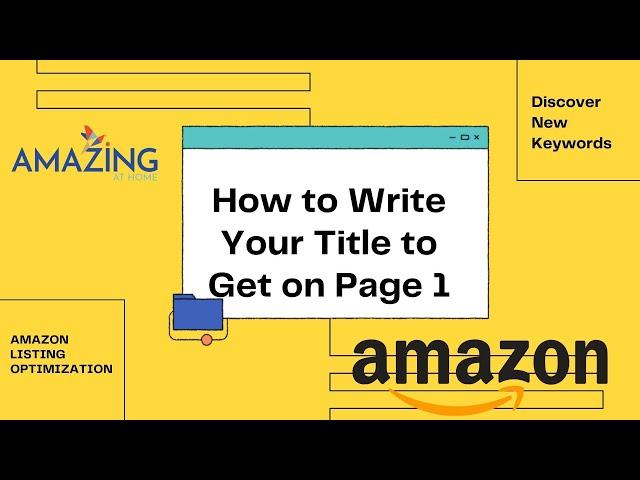 5x Your Sales! Tips for Writing or Changing Your Amazon Listing Title