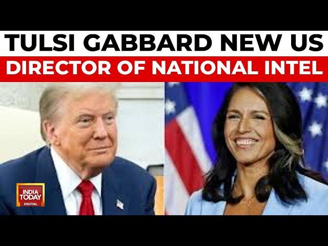 US News: Tulsi Gabbard Appointed As Trump's Director Of National Intelligence | India Today