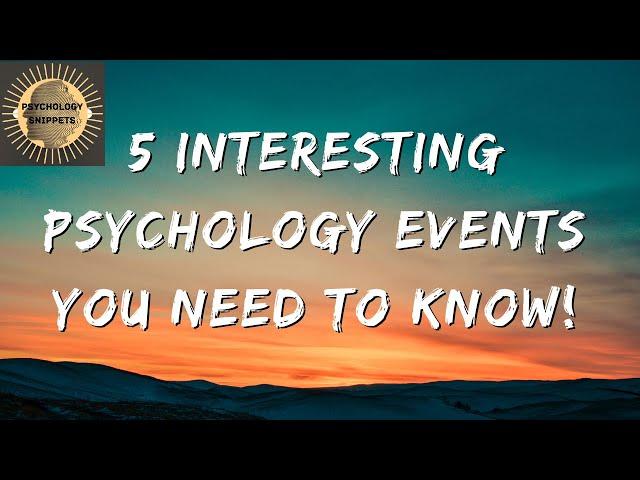TOP 5 INTERESTING PSYCHOLOGY FACTS YOU NEED TO KNOW! | LEARN PSYCHOLOGY AS A BEGINNER | IN ENGLISH