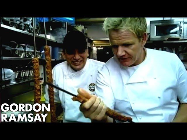 You need practice man' | Gordon Ramsay Learns to Make Kebabs