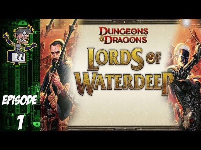 Let's Play D&D Lords of Waterdeep- PC Gameplay Episode 1 – strategy board game in the D&D world.