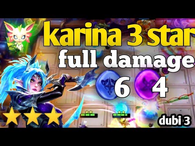 DUBI SKILL 3 | KARINA 3 STAR FULL DAMAGE STAR - CORE ; LIGHT - MAGIC CHESS