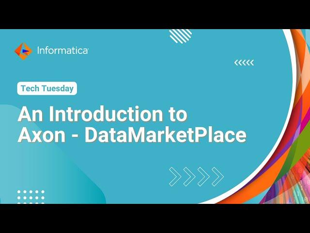 An Introduction to Axon - DataMarketPlace