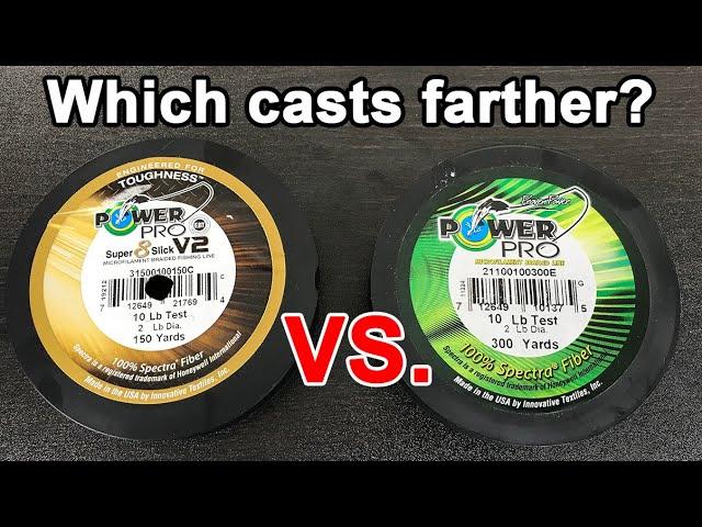 PowerPro Slick V2 vs PowerPro Original (New Fishing Line Experiment)