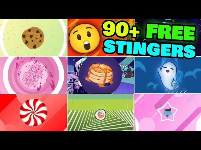 FREE Vtuber/Streamer Stinger Transitions - 90+ Free Downloads