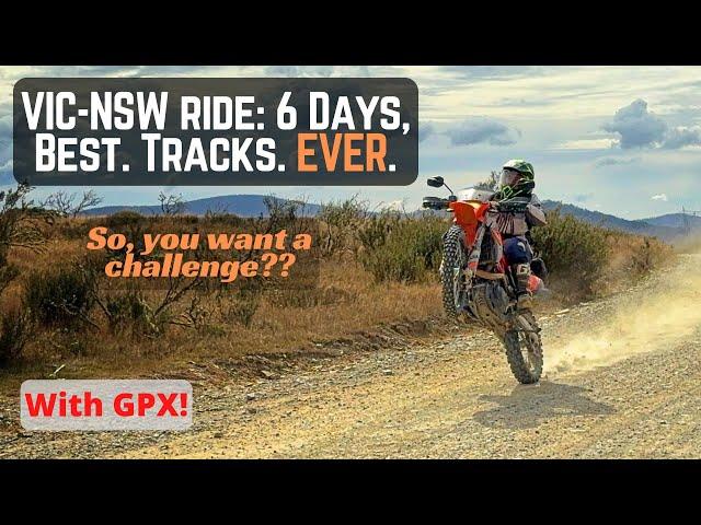 Victoria - NSW | 6 day ride | the BEST High-country tracks!!