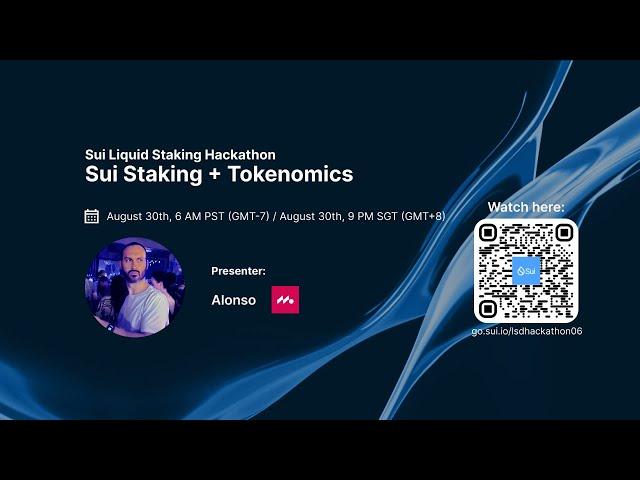 Sui Staking + Tokenomics