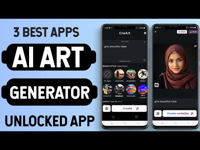 3 Best AI Art Generator App for Android | ai Image Art Generator Android