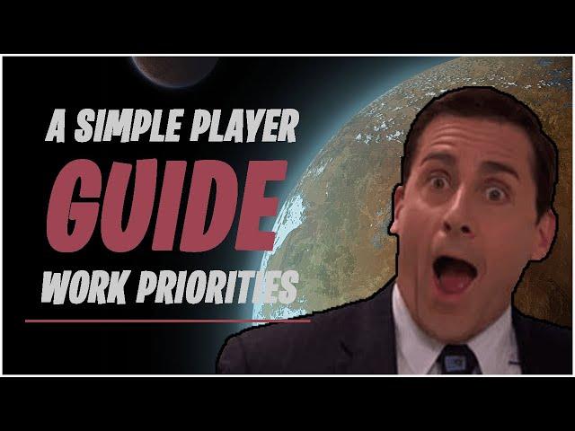 Rimworld Guide/Tutorial for Beginner's | Work Priorities