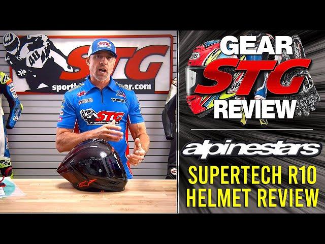 Alpinestars Supertech R10 Helmet Review from SportbikeTrackGear.com