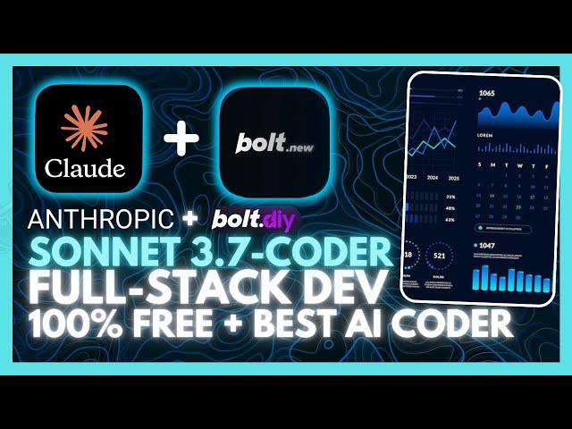 Bolt.DIY + Claude 3.7 Sonnet: Develop a Full-stack App For FREE Without Writing Code! (OPENSOURCE)