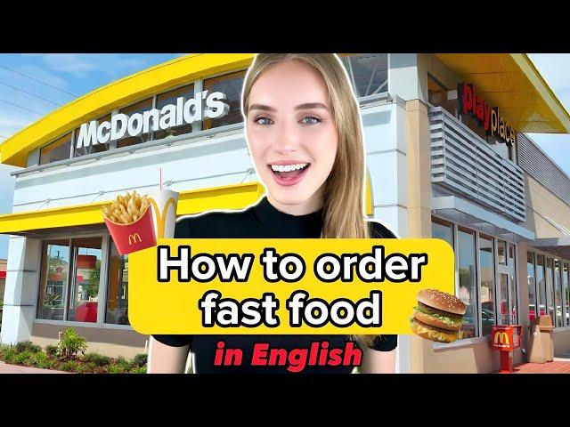 How to order fast food in English 