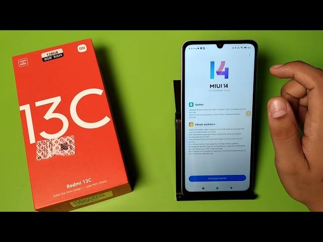 Redmi 13C 5G: System Update Settings - How to Update System on Mi Redmi