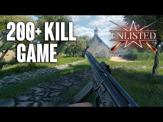 A Crazy 200+ Kill Game! | Enlisted