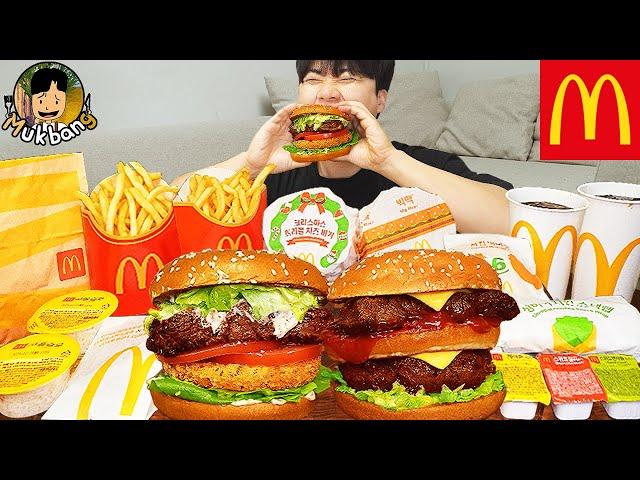 ASMR MUKBANG | Crispy Fried Chicken, Cheese burger, cheese stick recipe ! eating