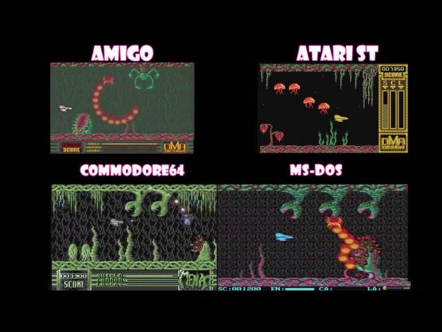 Menace: Atari ST vs  Amigo vs Commodore64 vs MS-DOS