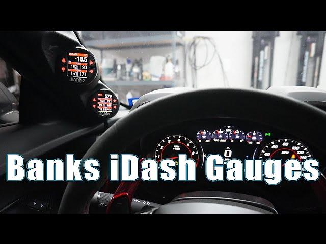 Banks iDash DataMonster & Super Gauge Install w/ZZPerformance Pillar Pod! ZL1 Camaro!