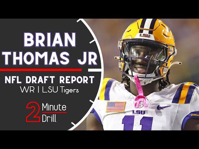 LSU is Bringing TWO Stud WRs This Year | Brian Thomas Jr 2024 NFL Draft Profile & Scouting Report