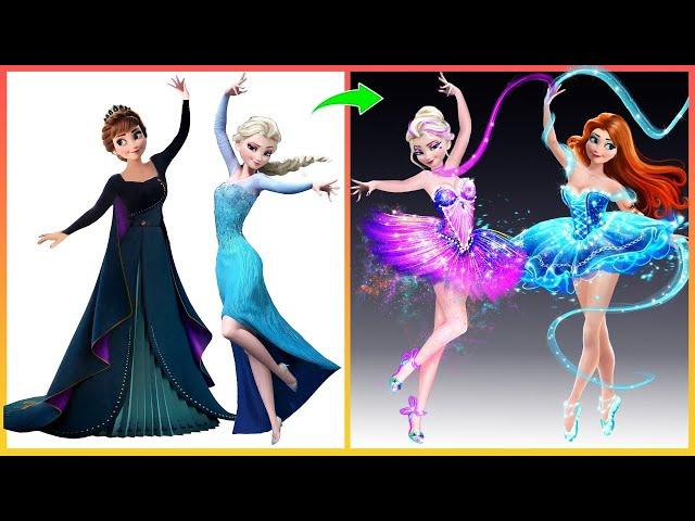 Frozen Elsa Anna Disney princess make up art | Fashion wow