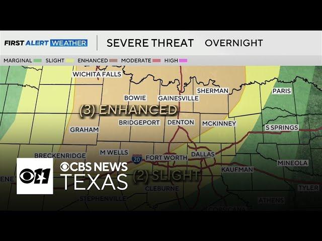 Severe weather threatens North Texas with high winds, chance of tornadoes