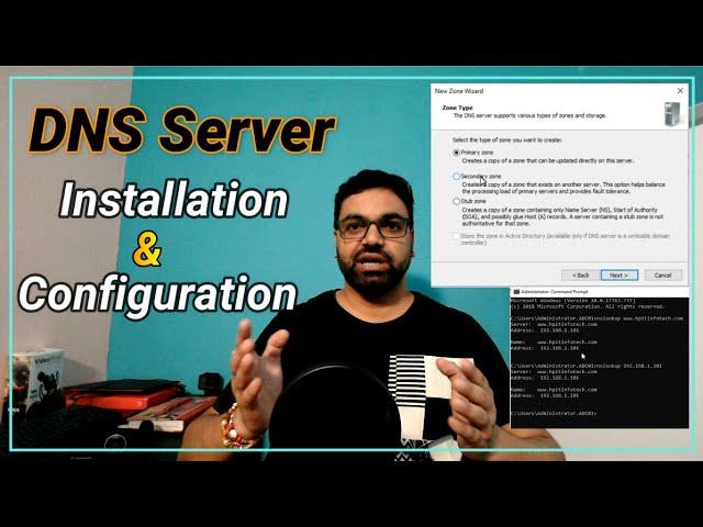 How to Install and Configure DNS Server | DNS Server Configuration | Windows Server 2019