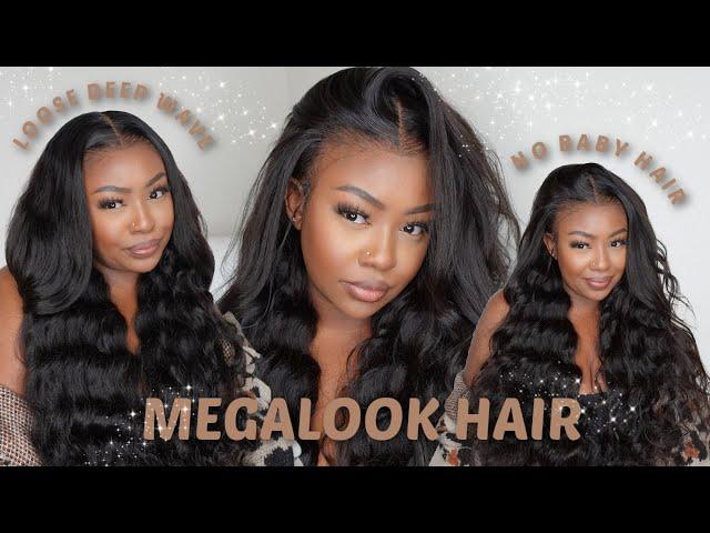 30" Loose Deep Wave Wig Beginner Friendly Install | Megalook Hair