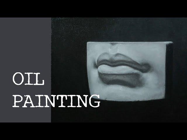 Oil painting process. 유화 과정.