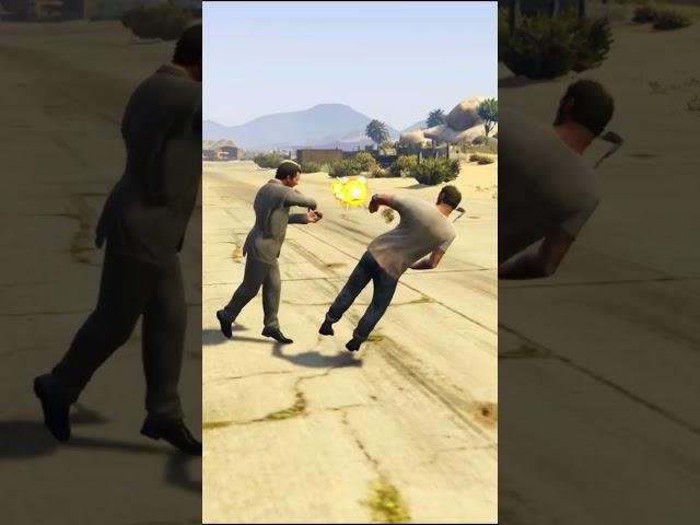 Michael vs Trevor Fight #gamingshowdown #gta #gamingthrills