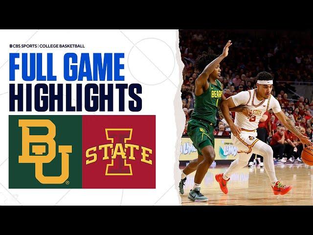 No. 3 Iowa State vs. No. 25 Baylor | FULL GAME HIGHLIGHTS