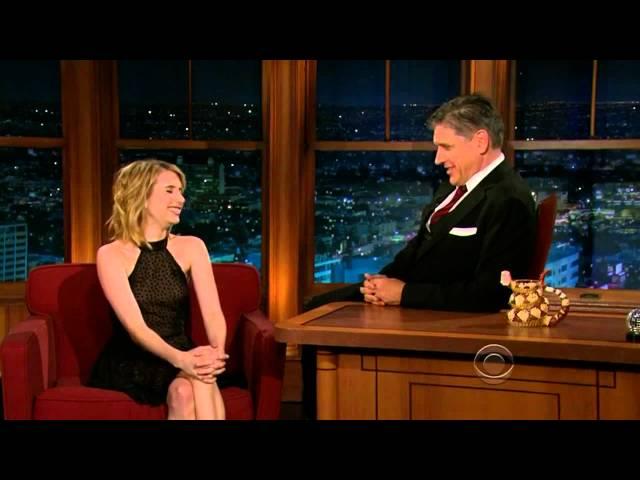 Emma Roberts on Craig Ferguson 07.30.2012 HD