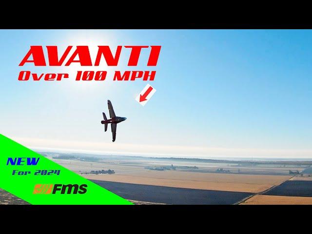 FMS AVANTI 90mm EDF Review - AMAZING Flight Footage!