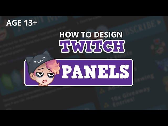 How to Make Twitch Panels - Full Tutorial